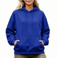 thumbnail image 1 of Women's Hooded Sweatshirt Long Sleeve Oversized Casual Pullover Hoodie Travel Hoodie S, 1 of 5