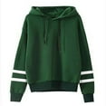 thumbnail image 1 of Women's Hoodie Casual Plain Hoody Sweatshirt Pullover White S Breathable Comfortable Material-green-M-green-M, 1 of 1