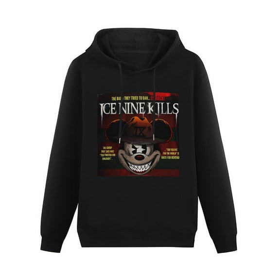 Women's Hoodie Fashion Casual Hoodie comfortable all-match black sport horror movie design hoodies