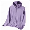thumbnail image 1 of Women's Hoodie Full Zip Up 2026 Lightweight Breathable Open Front Jacket Cover Up for Summer Beach Outfits Drop Shoulder Outerwear Tops, 1 of 9