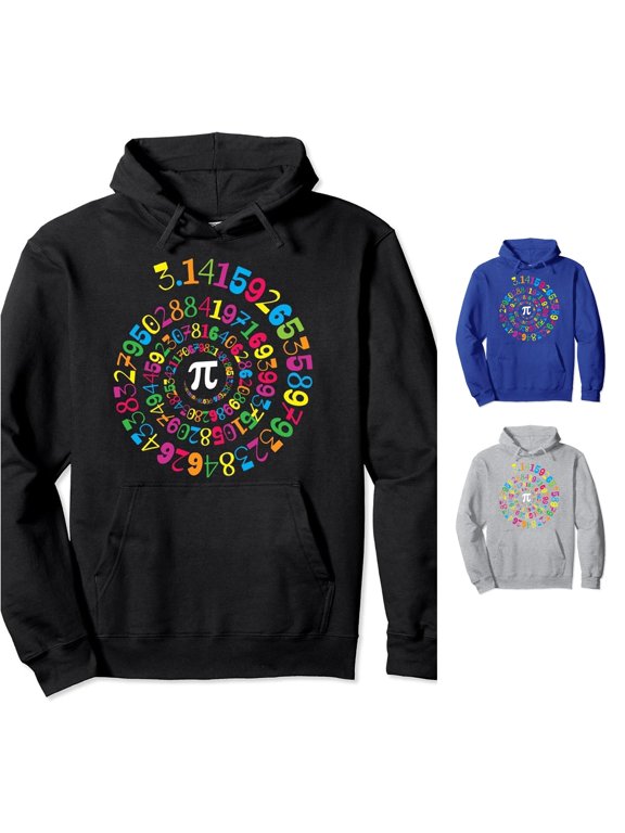 Women's Hoodie Pi Number Math Graphic Pullover Hooded Sweatshirt Casual Streetwear Top