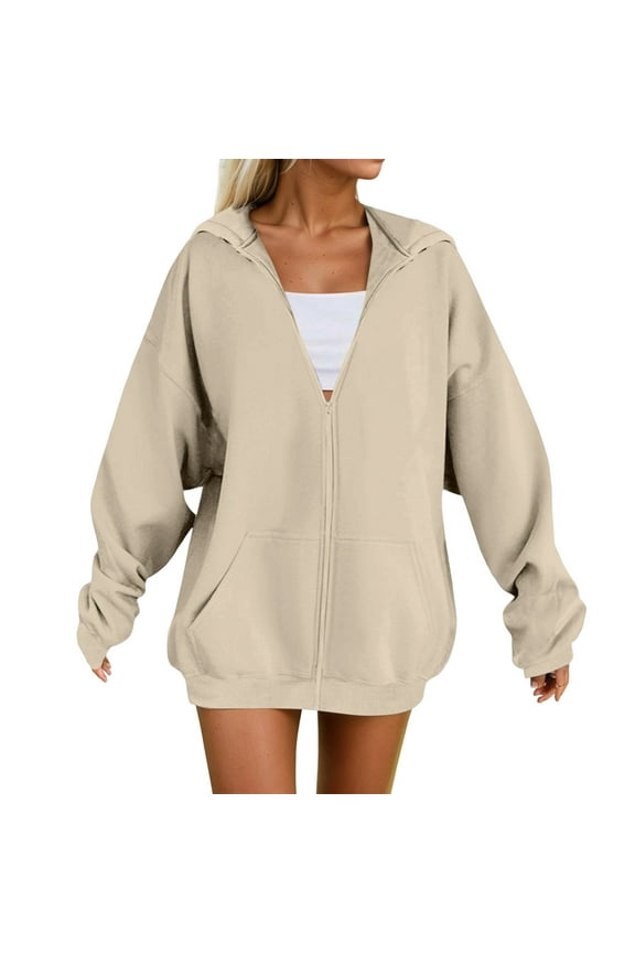 Women's Hoodie Soft Comfortable Pullover Sweatshirt Casual Loose Fit Long Sleeve Warm Winter Fall Outerwear