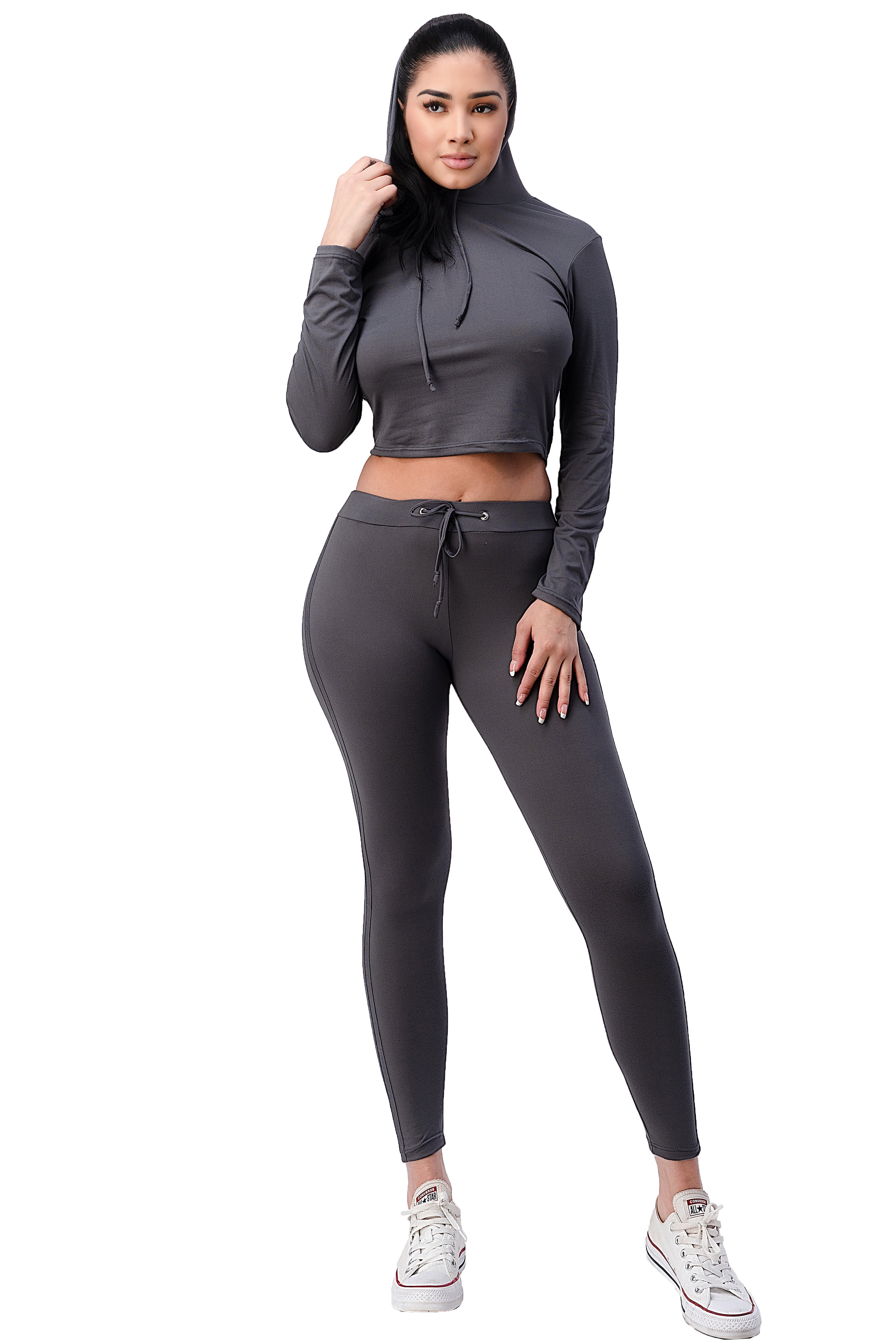 Workout Outfit, Hooded Hoodie, Harem Pants Set, Women Tracksuit, Outfit,  Women Activewear, Sport Outfit MEGAN SE0669W2 
