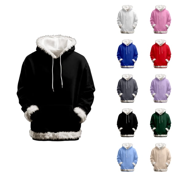 Women's Hoodie with Pockets Fall Winter Trim Fashion Sweatshirt Pullover Tops