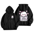 thumbnail image 1 of Women's Hoodies Oversized Long Sleeve Funny Cute Ghost Graphic Hooded Sweatshirts Fall Trendy Comfy Casual Loose Fit Tops, 1 of 8