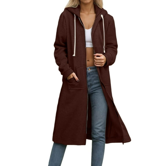 Women's Hoodies Oversized Quarter Zip Hoodie Gym Women's Long Sleeve Zip Up Hooded Sweatshirt Jacket Casual Loose Fit Cardigan Outwear For Fall Winter Daily Wear