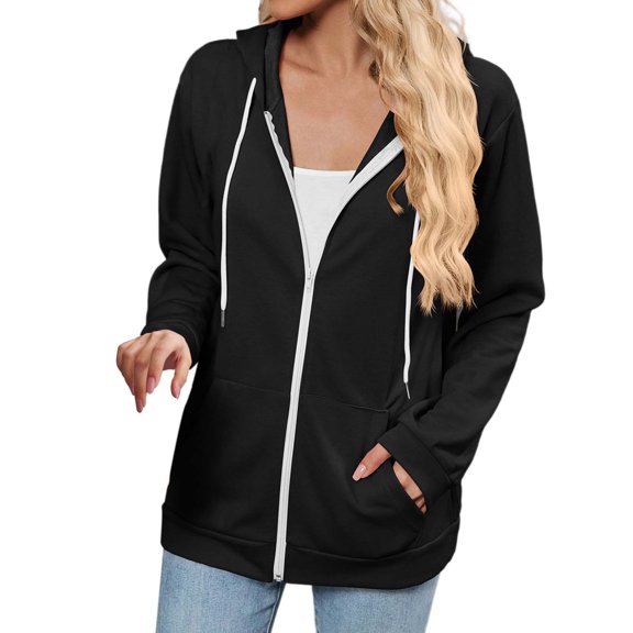 Women's Hoodies Ruched Pullover Hoodie Workout Travel Fit Women's Hoodies & Sweatshirts Cozy Zip Pocket Hoodie For Casual Wear For Autumn And Winter Basic Style Easy Care Machine Washable