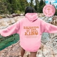 thumbnail image 1 of Women's Hoodies Sweatshirts Jesus Hoodies Graphic Letter Print Sweatshirt Oversized Pullover Sweatshirt Winter Hoodies for Women Street Style, 1 of 3
