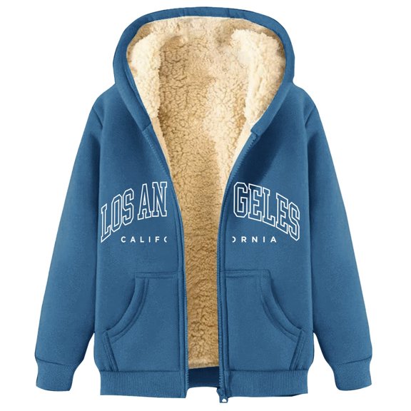 Women's Fashion Hoodies & Sweatshirts Long Sleeve Oversized Drawstring Hooded Coat Autumn Winter Warm Comfortable Casual Tops