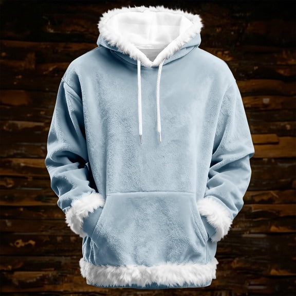Women's Hoodies Sweatshirts Long Sleeve Women Hoodies Pullover Cute Hoodies Light Blue Plain Sweatshirt Women's Fall Clothes