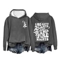 thumbnail image 1 of Women's Hoodies Sweatshirts No Just Camp Fire Nights Hoodie for Camp Lovers Sweatshirt Fashionable Cozy Pullover Idea Gray XL, 1 of 2