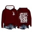 thumbnail image 1 of Women's Hoodies Sweatshirts No Just Camp Fire Nights Hoodie for Camp Lovers Sweatshirt Fashionable Cozy Pullover Idea Red M, 1 of 2