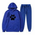 thumbnail image 1 of Women's Hoodies Sweatsuit Long Sleeve Matching Joggers Sweatpants 2 Piece Tracksuit Sets Two Piece Outfits For Women Formal Pants Suits for Women Evening Weddings Juniors Pant Suit Ski Pants Woman, 1 of 2