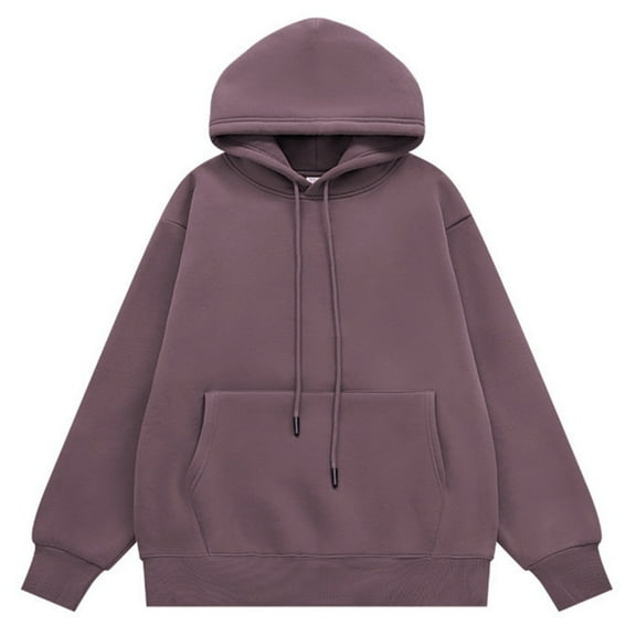 Women's Hoodies Teenage Pullover Drawstring Long Sleeve Basic Hoodie Unisex Sweatshirts