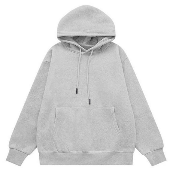 Women's Hoodies Teenage Pullover Drawstring Long Sleeve Basic Hoodie Unisex Sweatshirts