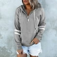thumbnail image 1 of Women's Hoodies and Sweatshirts Long Sleeve Casual Pullover Clothes with Pocket, 1 of 6