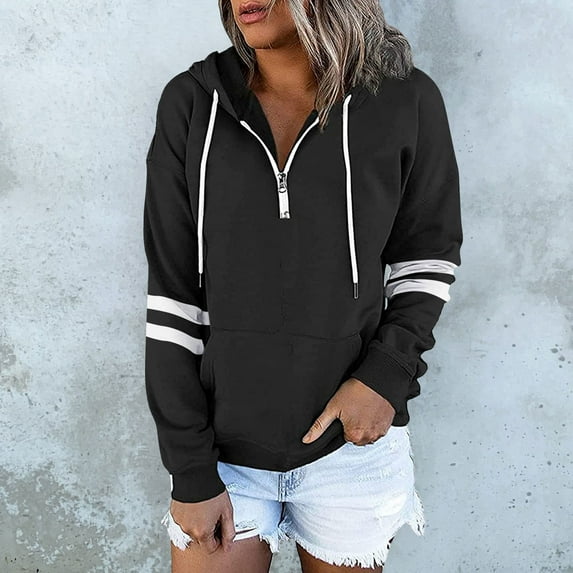 Women's Hoodies and Sweatshirts Long Sleeve Casual Pullover Clothes with Pocket