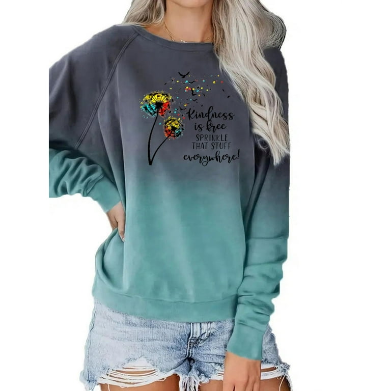 Women's hoodless sweatshirts 2025