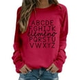 thumbnail image 1 of Women's Hoodless Sweatshirt Elemeno Kindergarten Teacher Long Sleeve Educational Pullover Tops for Early Learning Fashion, 1 of 4