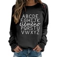 thumbnail image 1 of Women's Hoodless Sweatshirt Elemeno Kindergarten Teacher Long Sleeve Educational Pullover Tops for Early Learning Fashion, 1 of 4