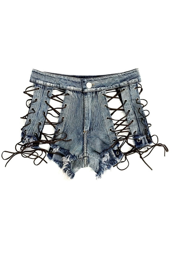 Women's Hot Girls Mini Shorts Ripped Denim Jean Shorts Cut Off High Waist Sexy Clubwear Beach Summer Party Hot Pants