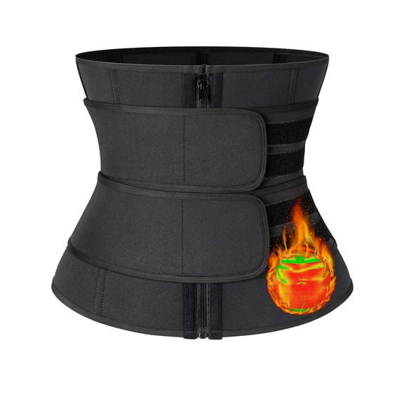 Women's Hot Sauna Workout Waist Trainer Corset Trimmer Belt Sweat Slimming Body Shaper