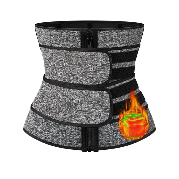 Women's Hot Sauna Workout Waist Trainer Corset Trimmer Belt Sweat Slimming Body Shaper