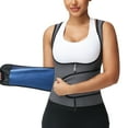 thumbnail image 1 of Women's Hot Sauna Workout Waist Trainer Vest Corset Trimmer Belt Sweat Slimming Body Shaper, 1 of 6