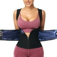 thumbnail image 1 of Women's Hot Sauna Workout Waist Trainer Vest Corset Trimmer Belt Sweat Slimming Body Shaper, 1 of 6