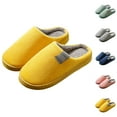 thumbnail image 1 of Women's House Slippers Fuzzy Plush Slippers Cozy Indoor Footwear for Home Use Soft Warm Shoes for Autumn and Winter Comfortable Couples Home Shoes, 1 of 5