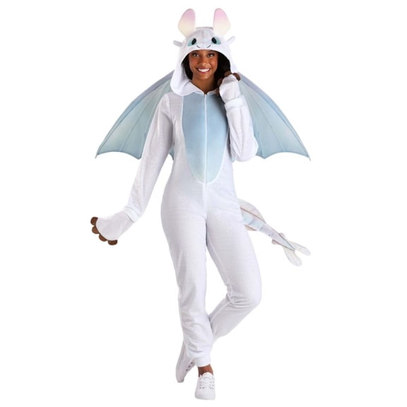 Women's How To Train Your Dragon Light Fury Costume | Adult Movie Costumes