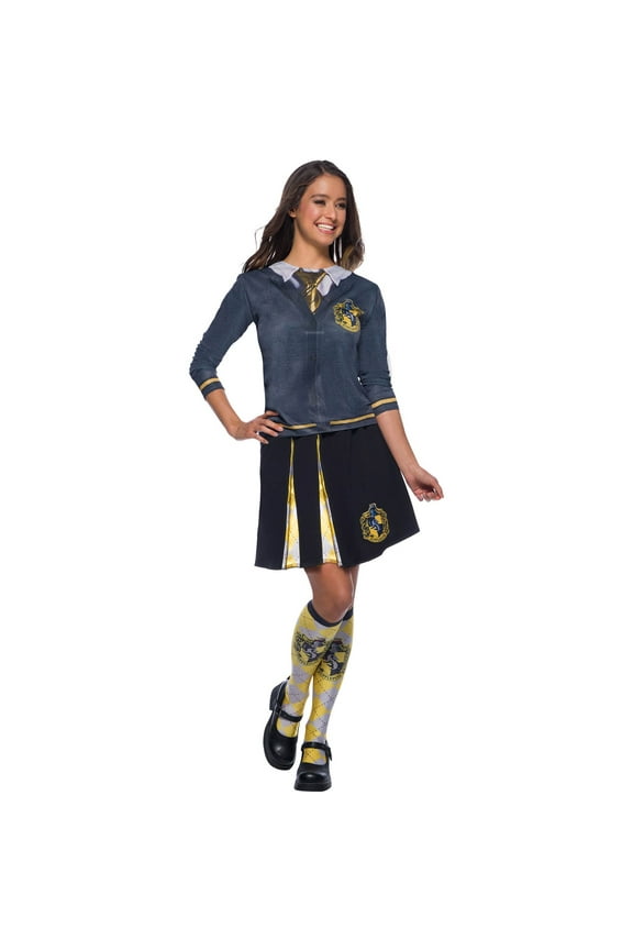 The Wizarding World Of Harry Potter Adult Hufflepuff Costume Top