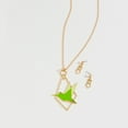 thumbnail image 1 of Women's Hummingbird Epoxy 20" Pendant Necklace & Earring Set By Howard's, 1 of 1