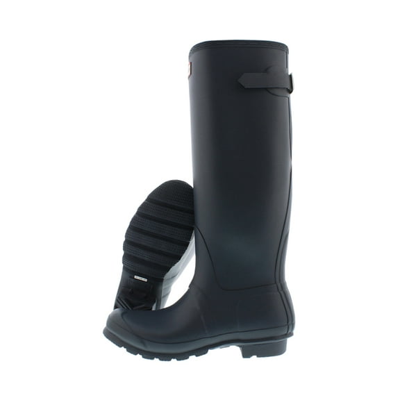 Hunter Original Tall Waterproof Rain Boot Womens Shoes Size 8, Color: Navy