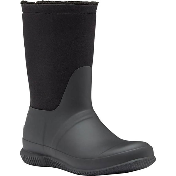 Women's Hunter Original Roll Top Sherpa Boot Black Rubber/Neoprene 6 M