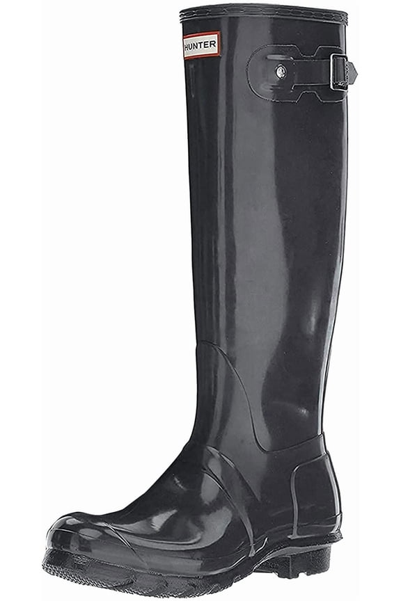 Women's Original Tall Gloss Rain Boots (Dark Slate/ Size 6)