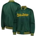 thumbnail image 1 of Women's Hype and Vice Green Notre Dame Fighting Irish A-Game Varsity Full-Snap Jacket, 1 of 3