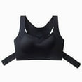 thumbnail image 1 of Women's I-Back Invisible Correction Bra Front Button Lifting Gathering Sagging Correction Bra No Riding Up Ultra Comfort Soft T-Shirt Bras One Piece Seamless Bra, 1 of 2