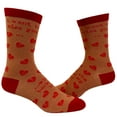 thumbnail image 1 of Women's I Want to Kiss You With The Back Of My Hand Socks Funny Sarcastic Slap Footwear, 1 of 8