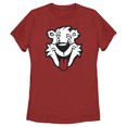 thumbnail image 1 of Women's ICEE Bear Big Smile  Graphic Tee Red X Large, 1 of 4