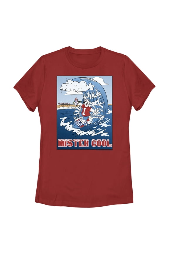 Women's ICEE Bear Mister Cool Graphic Tee Red 2X Large
