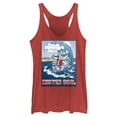 thumbnail image 1 of Women's ICEE Bear Mister Cool  Racerback Tank Top Red Heather Medium, 1 of 4