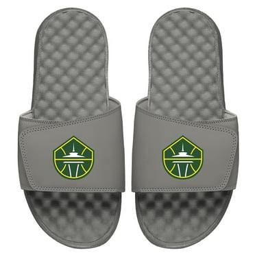 Unisex ISlide  Gray Seattle Storm Primary Logo Slide Sandals