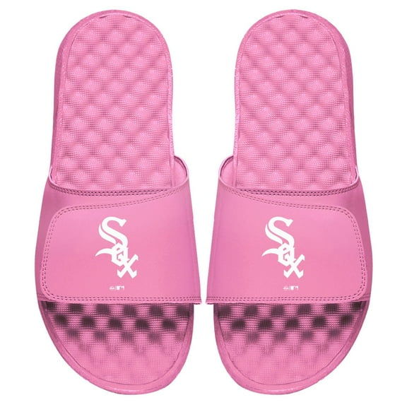Women's ISlide Pink Chicago White Sox Primary Logo Slide Sandals