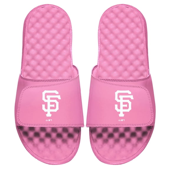 Women's ISlide Pink San Francisco Giants Primary Logo Slide Sandals