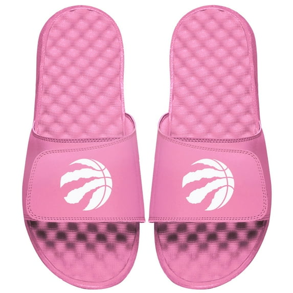 Women's ISlide Pink Toronto Raptors Primary Logo Slide Sandals