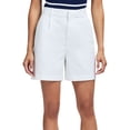thumbnail image 1 of Women's IZOD Tina Twill Shorts Color: Bright White Size: 6, 1 of 4