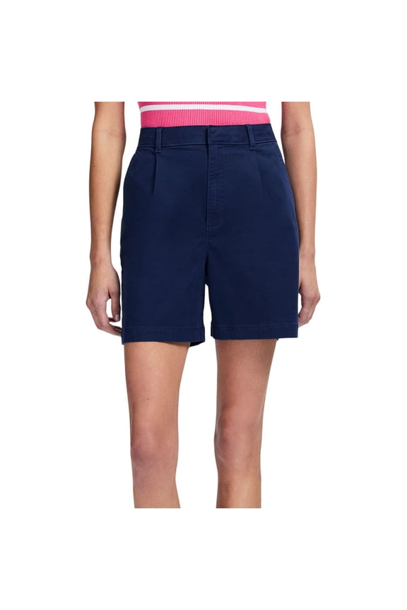 Women's IZOD Tina Twill Shorts Color: Medieval Blue Size: 14