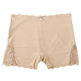 thumbnail image 1 of Women's Ice Silk Boyshorts Seamless Underwear Lace Edge Smooth Boxer Briefs Solid Color Soft Stretch Breathable Panties Comfort Fit, 1 of 9