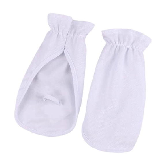 Women's Ice Silk Cooling Gloves, Fingerless Breathable Gloves for Driving and Daily Use